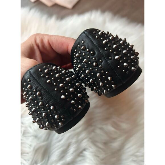 Jeffrey Campbell Martini Black Studded Spiked Flats Ibiza Last Women's Size 7.5 - Picture 4 of 7